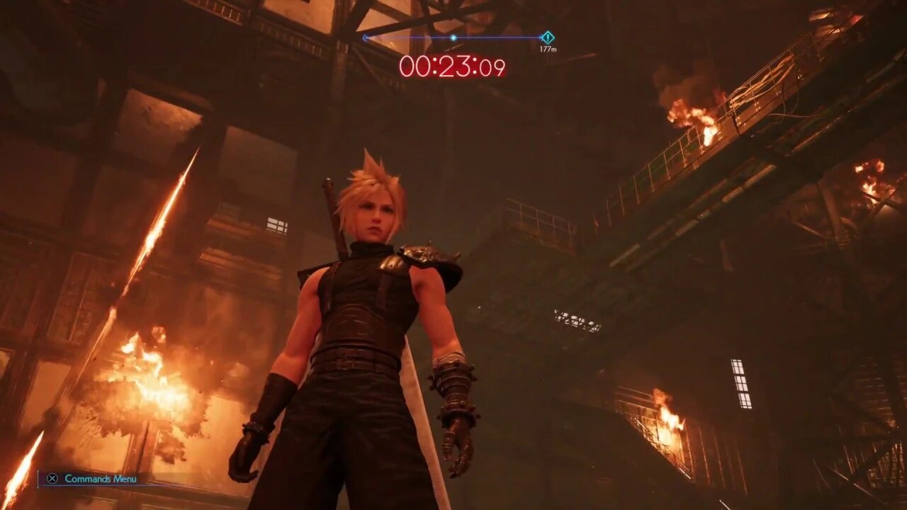FF7 remake demo - Letting the timer run out