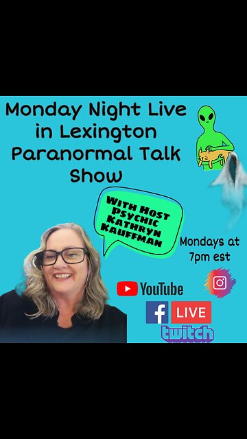 Monday Night Live Paranormal Talk Show