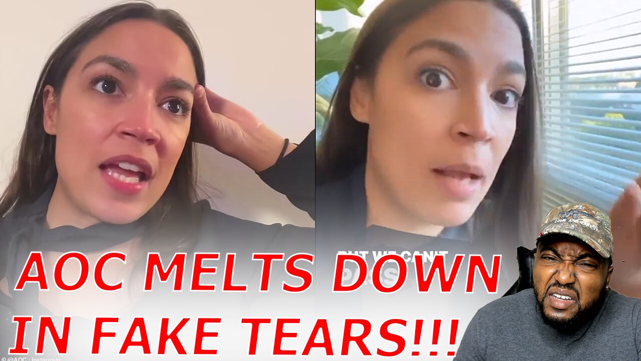 AOC Melts Down In FAKE Tears 'Reliving' Jan 6th But Brags About BLOCKING Protection For SCOTUS!