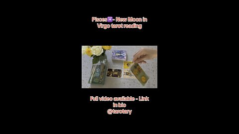Pisces♓️- New Moon in Virgo tarot reading extract #tarotary #pisces #tarot #newmooninvirgo