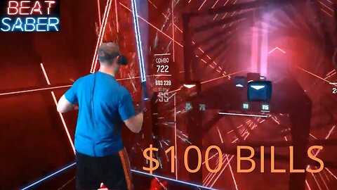 Beat Saber || $100 Bills || Expert + Full Combo Mixed Reality