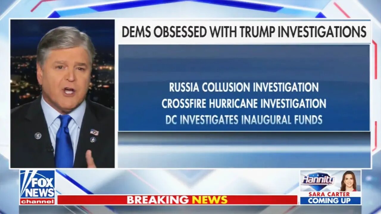 Hannity Lists Trump's Crimes as a DEFENSE of Trump