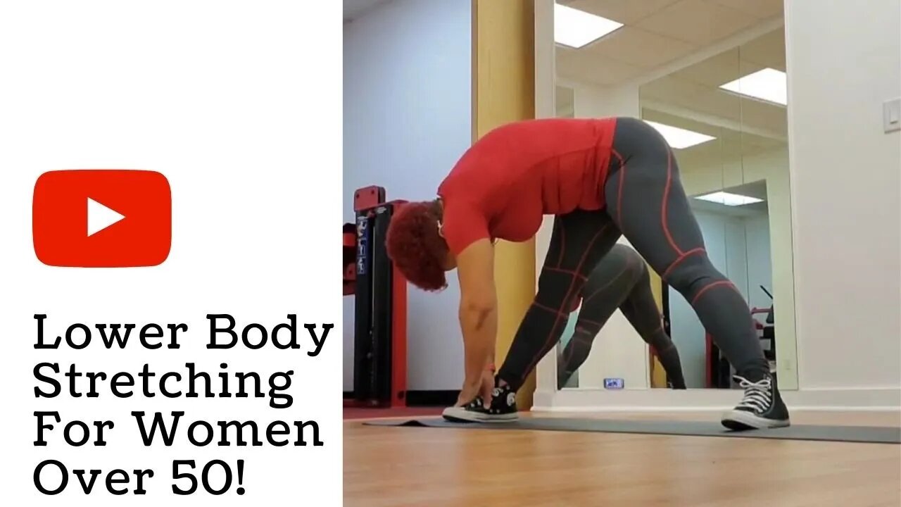 #fitover50 #hormonehealth Lower Body Stretch For Women Over 50