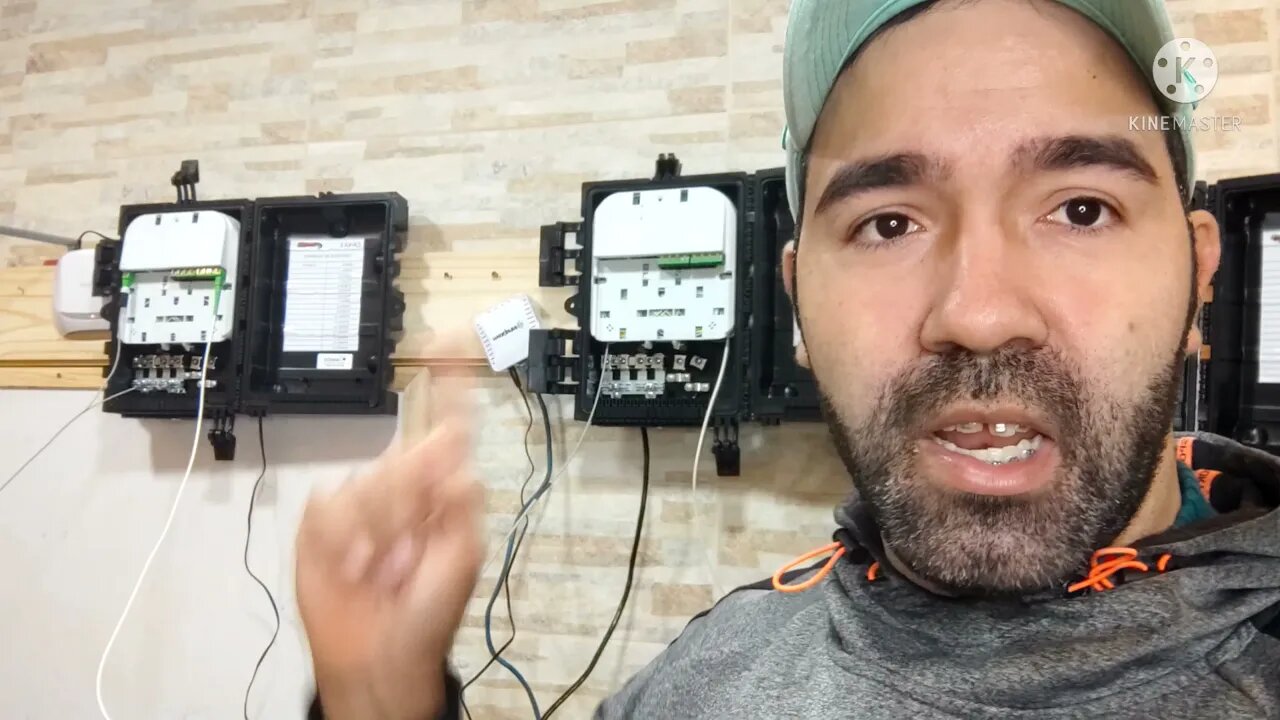 Mini provedor projeto fibra óptica conectorizado