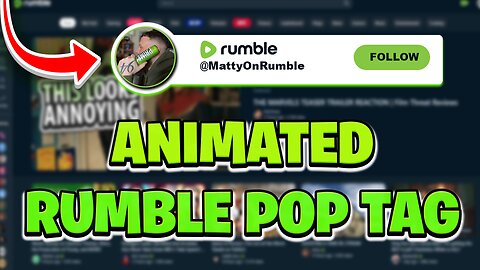 Animated Rumble Pop Tag