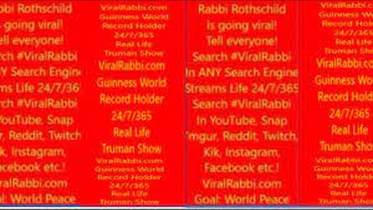 🔴BREAKING NEWS: RABBI ROTHSCHILD AKA #ViralRabbi HAS SET THE GUINNESS WORLD RECORD!