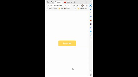 Button Hover Animation Using HTML CSS