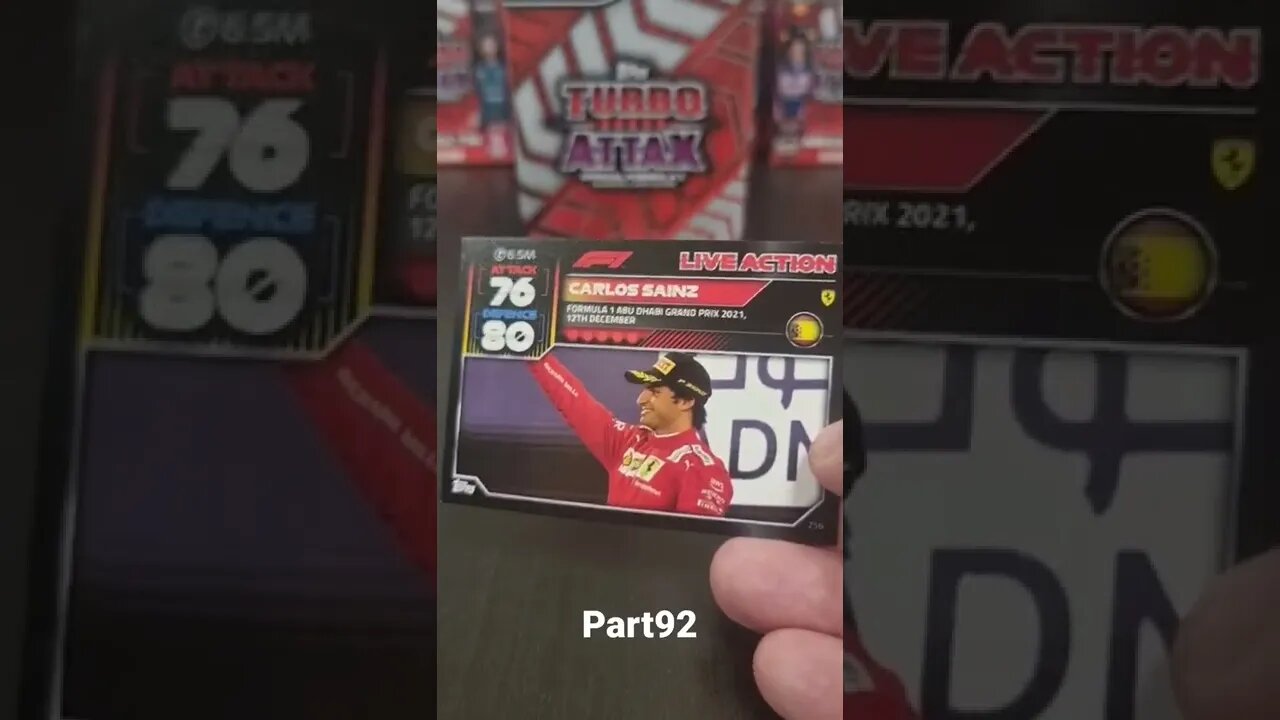 Topps Turbo Attax 2022 F1 Formula1 epic trading card opening best exclusive unboxing AUSTRIAN GP2022