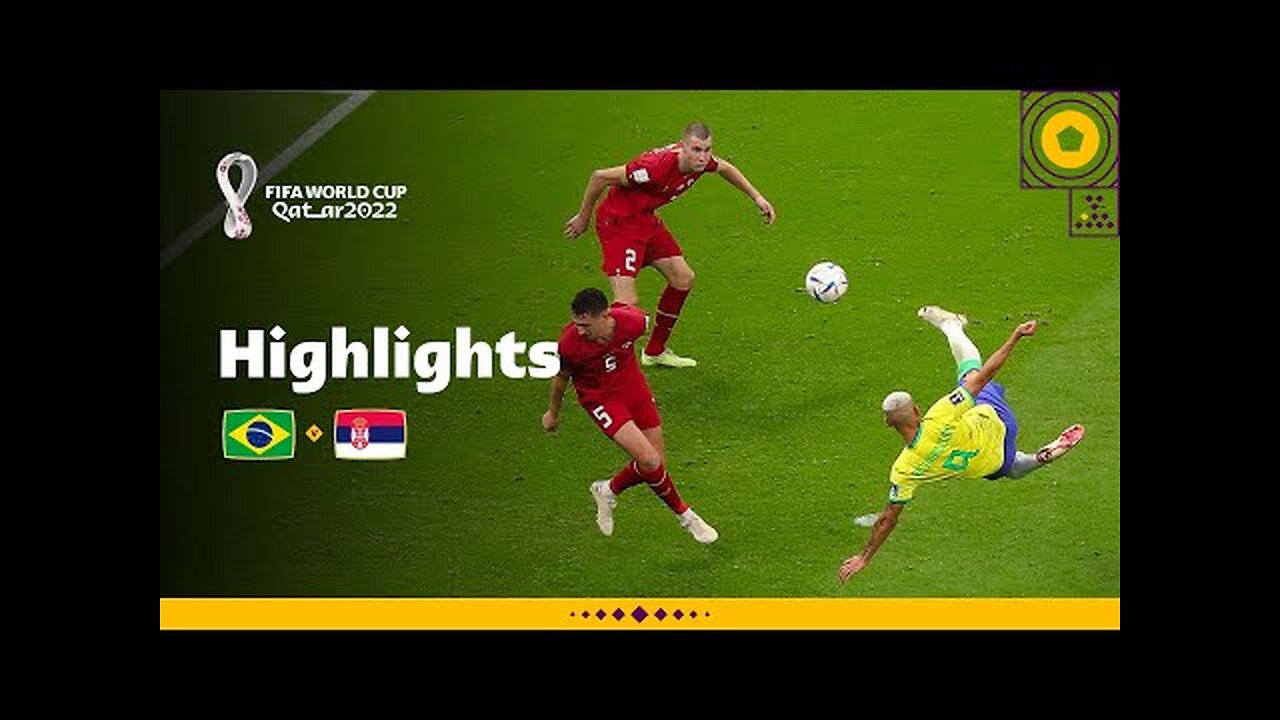 STUNNING Richarlison goal! | Brazil v Serbia highlights | FIFA World Cup Qatar 2022