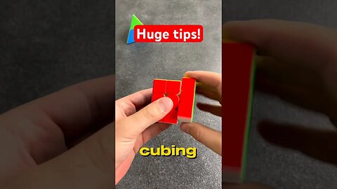 My top 3 cubing tips! #rubikscube #cubing #shorts