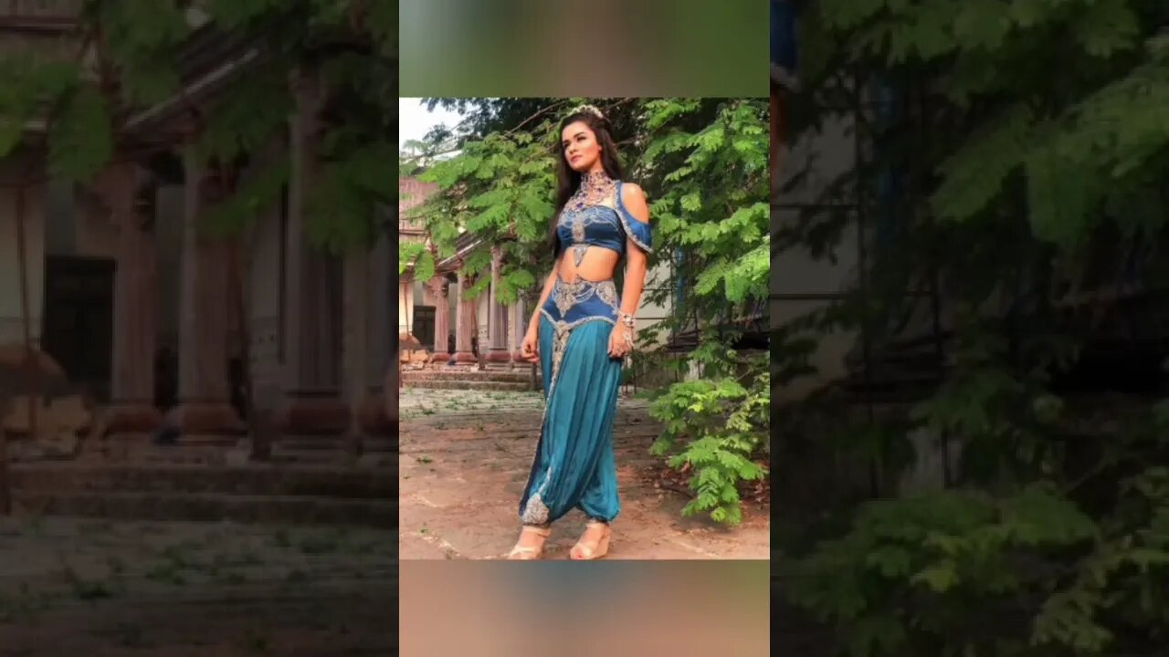 Avneet kaur princess yasmin look 🤩😱🤩#shorts