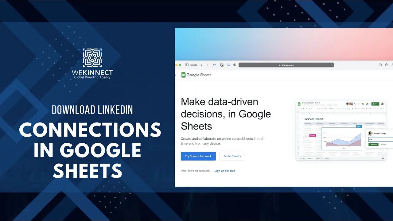 DOWNLOAD LINKEDIN CONNECTIONS IN GOOGLE SHEETS