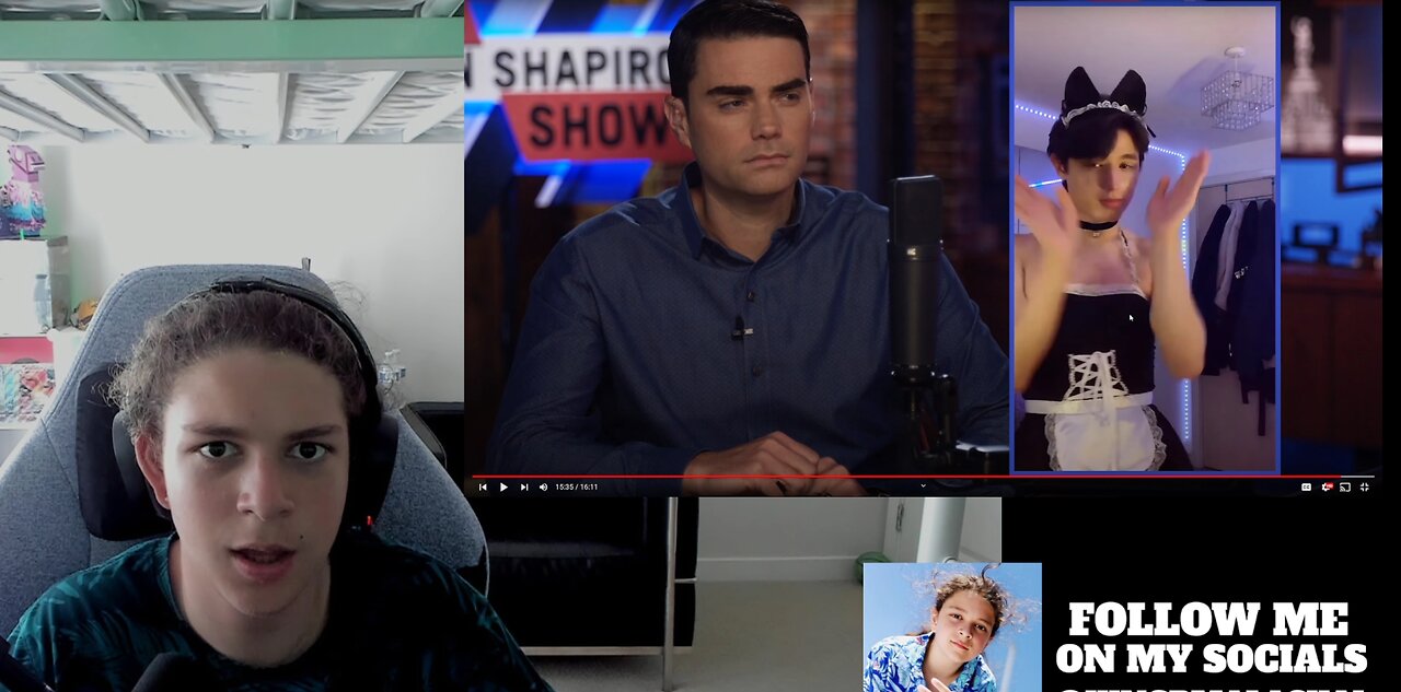 ben shapiro goes off on woke tiktokers