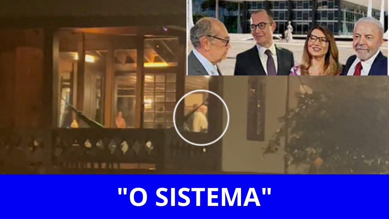 Veja o vídeo: Gilmar Mendes convida Lula, Janja e Zanin para "rega bofe"!