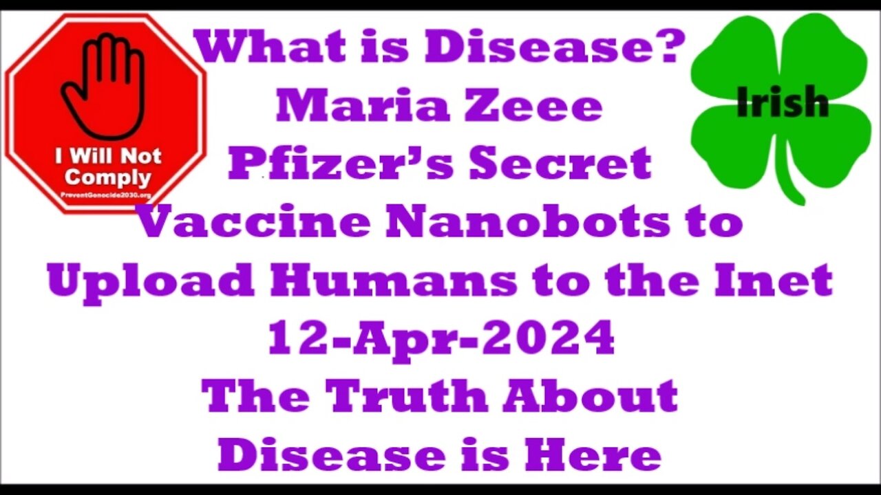 BREAKING! Pfizer’s Secret Vaccine Nanobots to Upload Humans to the Internet ++ 15-Apr-2024