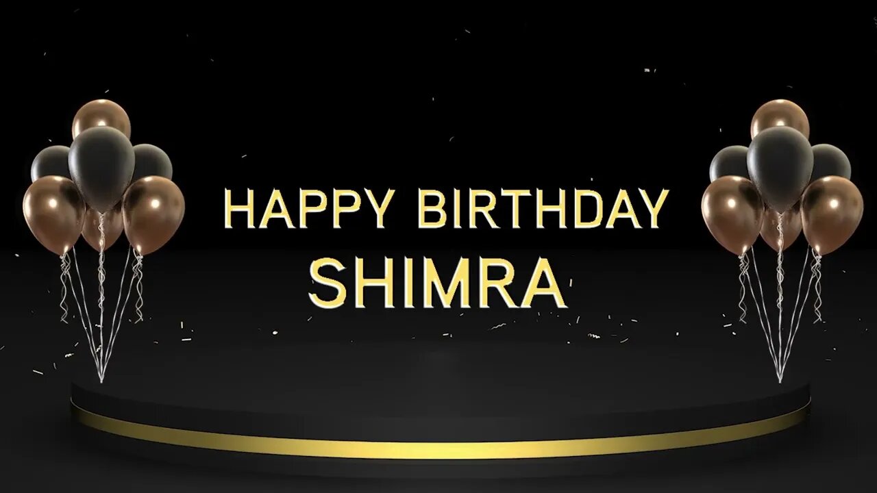 Wish you a very Happy Birthday Shimra