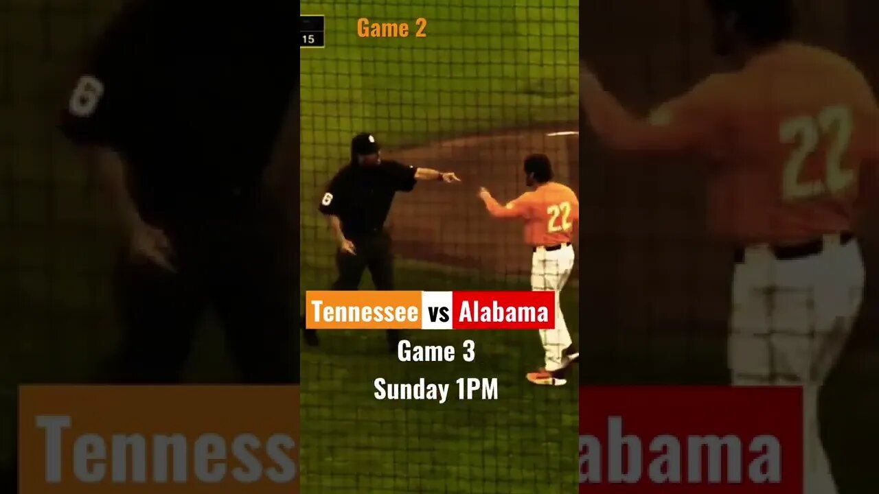 Thoughts on todays game? #beatbama #tennessee #tennesseebaseball #tennesseevols