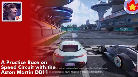A Practice Race on Speed Circuit with the Aston Martin DB11 | Ace Racer