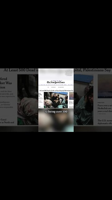A War of Narratives Is Being Waged Over Gaza Hospital Bombing | Shorts | Crossroads