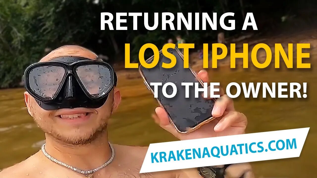 Found Lost iPhone with Credit Cards in the Lake and Returned Them to the Owner