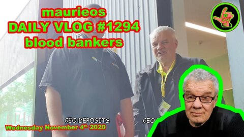 maurieos DAILY VLOG #1294 blood bankers