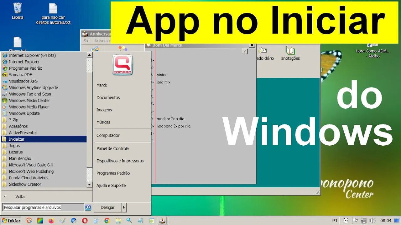 O que fazer se o Aplicativo no Iniciar do Windows não funcionar?