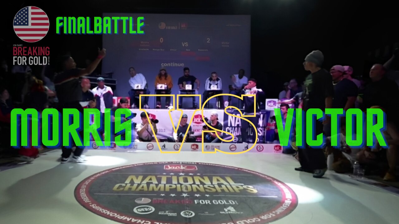 BBOY MORRIS VS BBOY VICTOR | FINAL BATTLE | 1 VS 1 | BREAKING FOR GOLD USA 2023