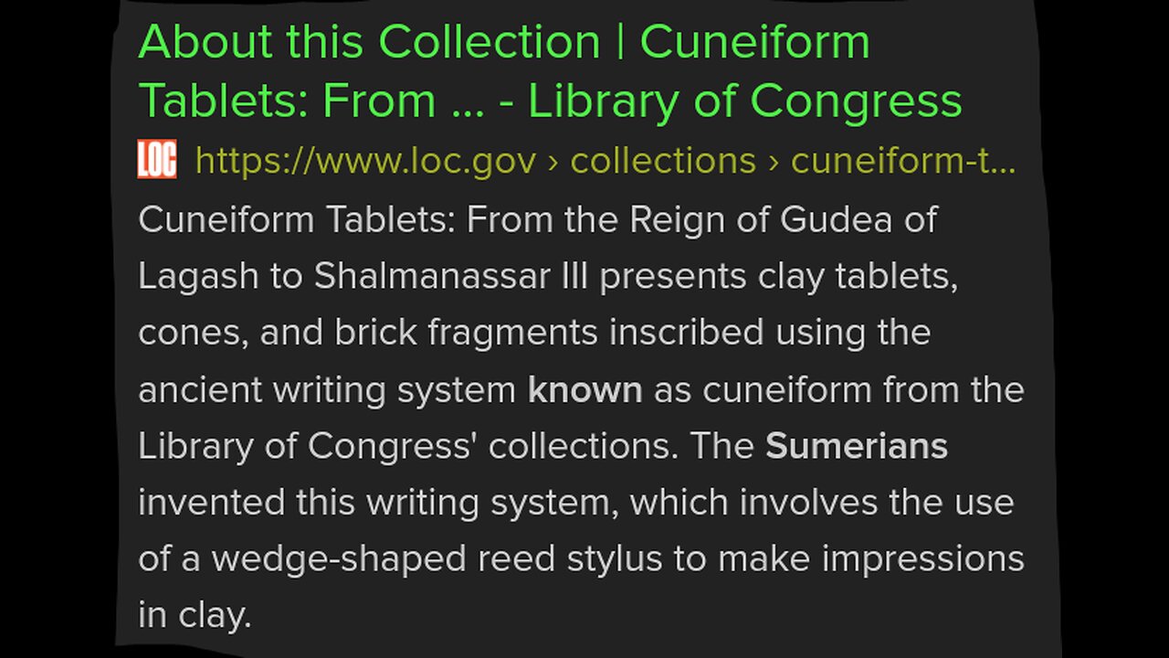 Fallen Angels are Sumerians - mention in Congress Library???