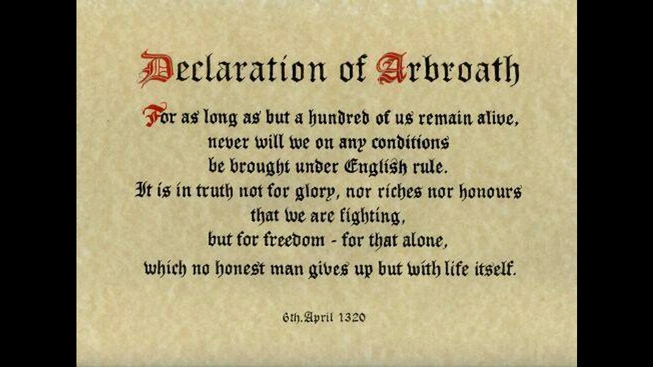 Learn from WARRIORS OF HISTORY- The DECLARATION OF ARBROATH w Nicole Prosser