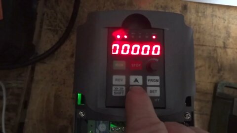 3 axis CNC controller staring with programming the VFD for use with the RS485 port.