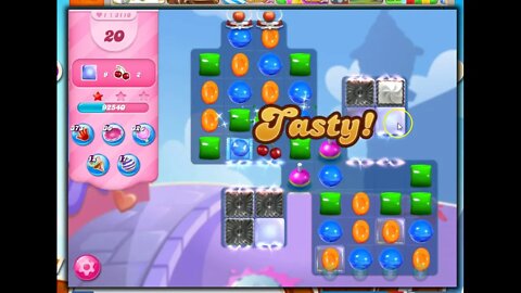 Candy Crush Level 3110 Talkthrouh, 32 Moves 0 Boosters