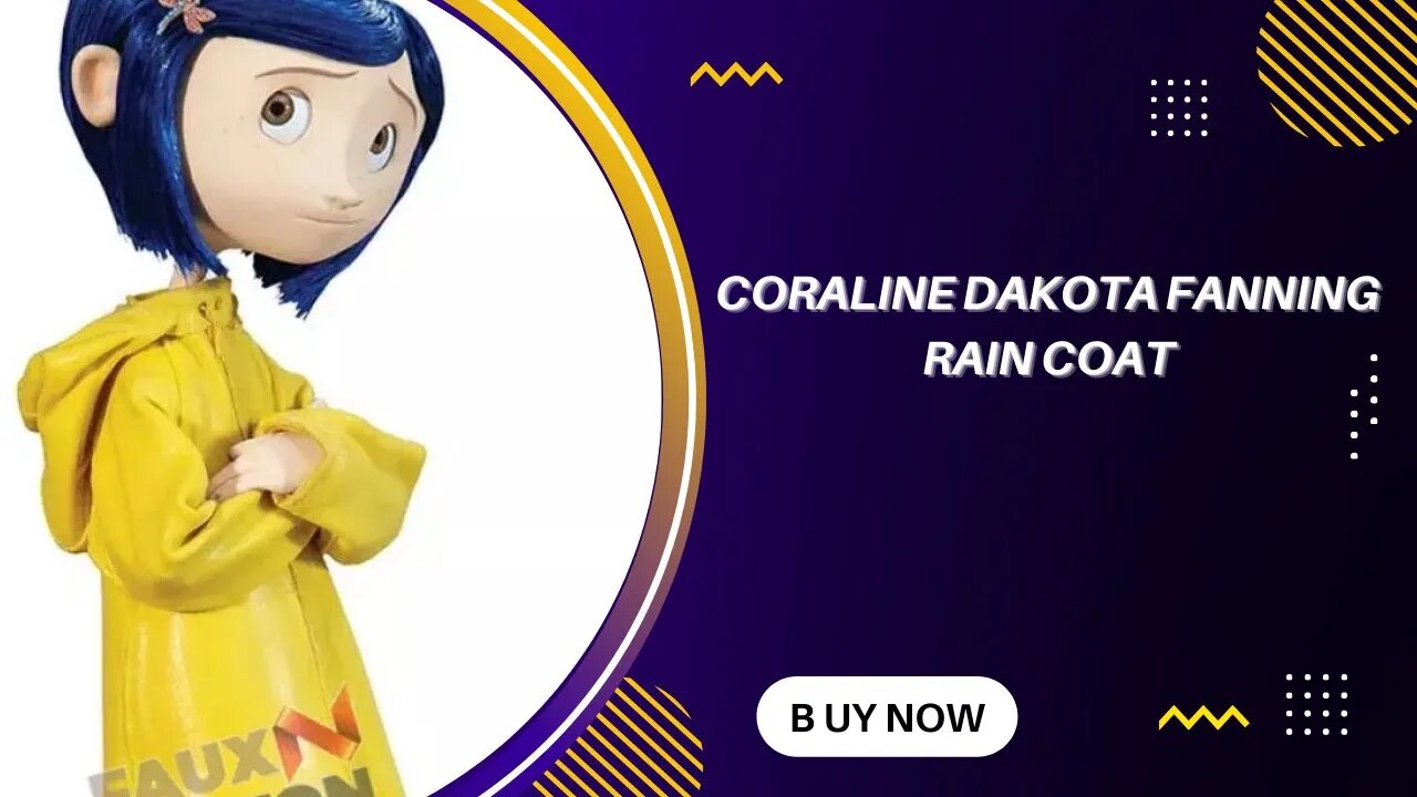 CORALINE || CORALINE JONES || RAIN COAT