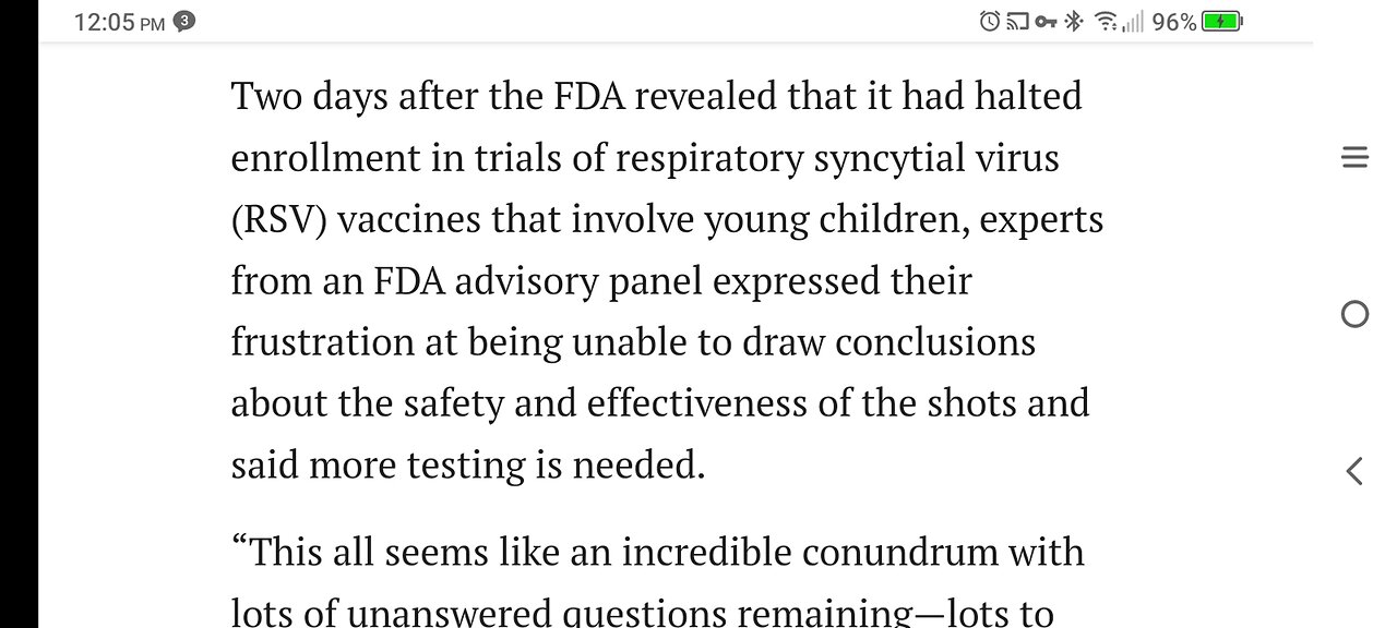 New RSV mRNA vaccine on hold