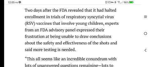 New RSV mRNA vaccine on hold