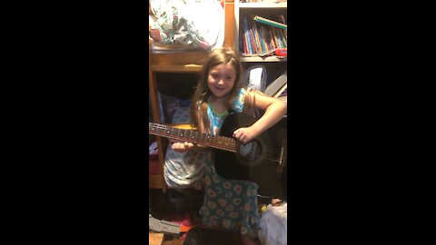 Learning the guitar￼