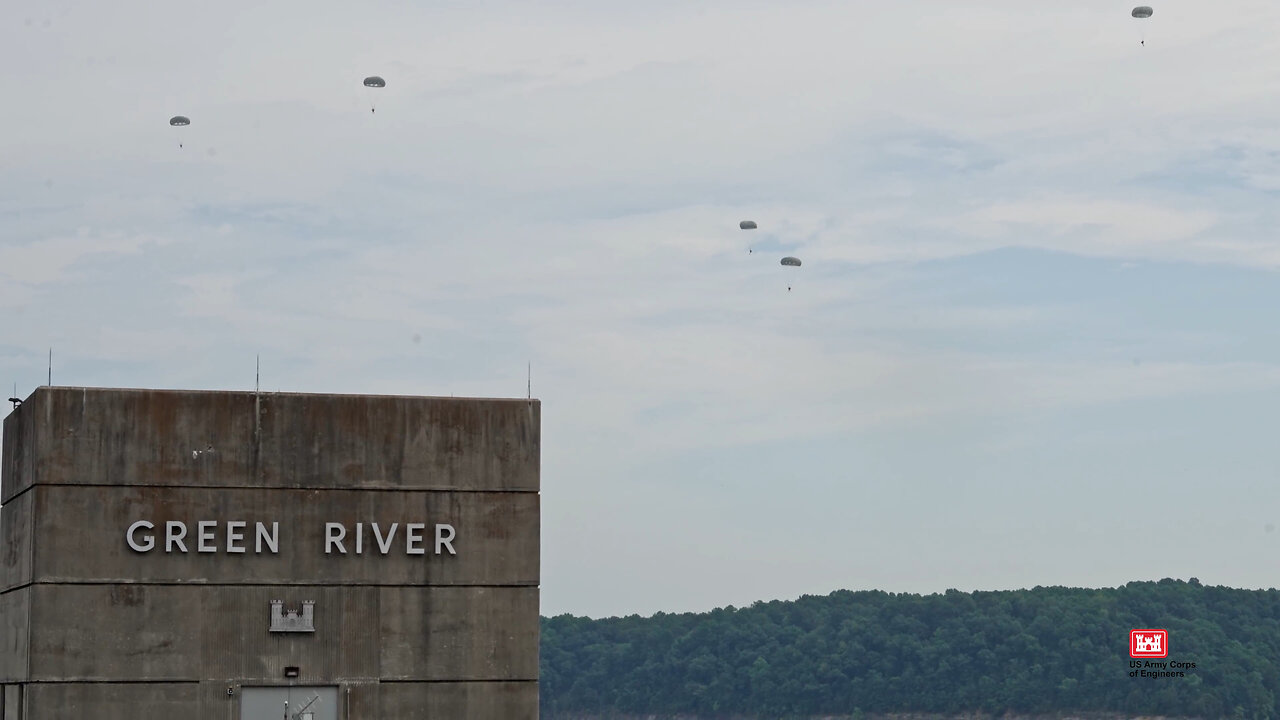 Green River Lake becomes temporary drop zone for Kentucky National Guard