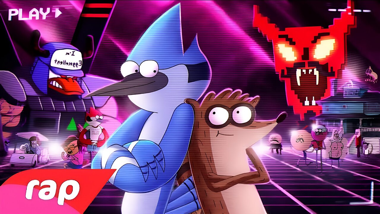 Rap Do Mordecai & Rigby (Apenas Um Show) - DUPLA DE PLAYER UM | NERD HITS