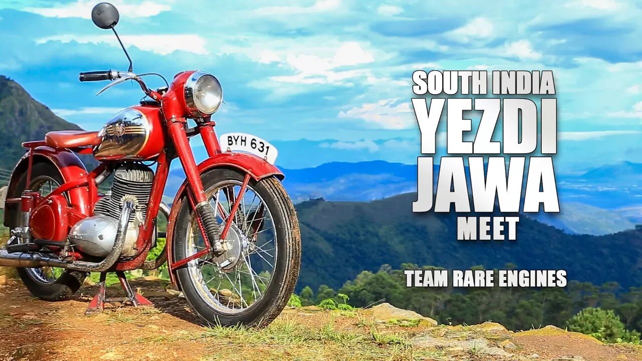 SOUTH INDIA YEZDI JAWA MEET @KODAIKANAL , INDIA