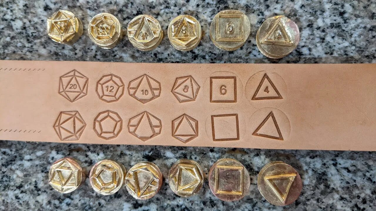 Making Custom Brass "Dice" Stamps | Lost Wax Casting