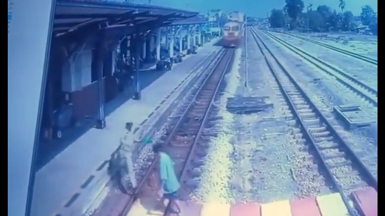 Hero Saves Deaf Grandmother From Oncoming Train