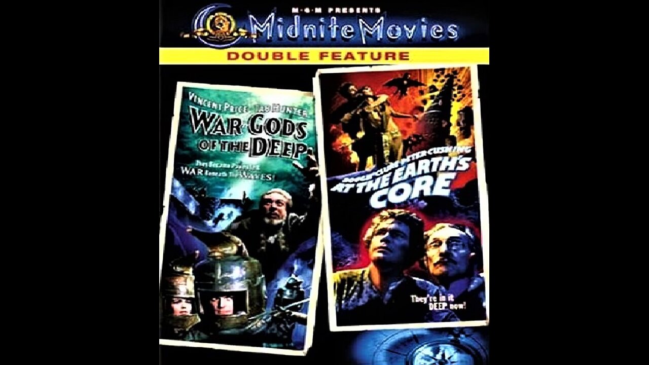 WAR GODS OF THE DEEP 1965 & AT THE EARTH'S CORE 1976 Sci-Fi Adventure DOUBLE FEATURE