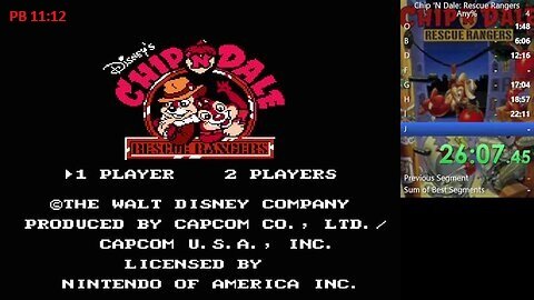 Chip n Dale Speed Running PB 11:12