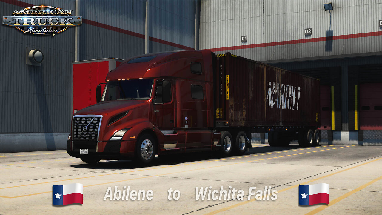 ATS | Volvo VNL 860 | Abilene TX to Wichita Falls TX | Beverages 34,228lb