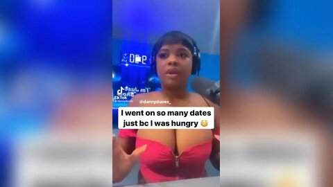 She Goes On Dates Because She’s Hungry A.k.a “Foodie Call” #tiktok