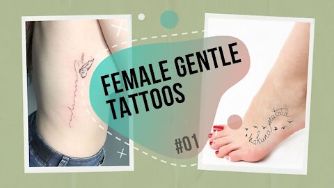 10 ideas for delicate female tattoos