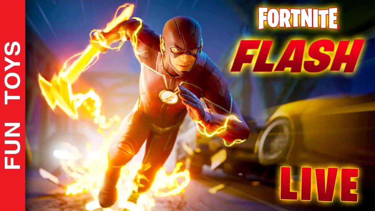 LIVE de FORTNITE jogando com os INSCRITOS e mostrando o Traje do FLASH! Venha jogar comigo! ⚡️⚡️⚡️