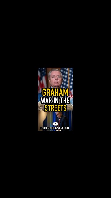 Lindsey Graham WAR in the Streets #shorts