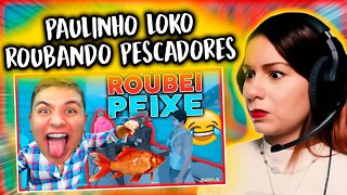 ROUB@NDO PESCADORES no GTA RP | Paulinho o LOKO | Parte 2 - REACT