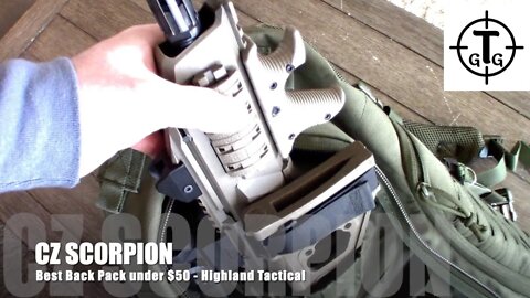 Best Tactical Backpack for CZ SCORPION, under $50 - Highland Tactical Roger