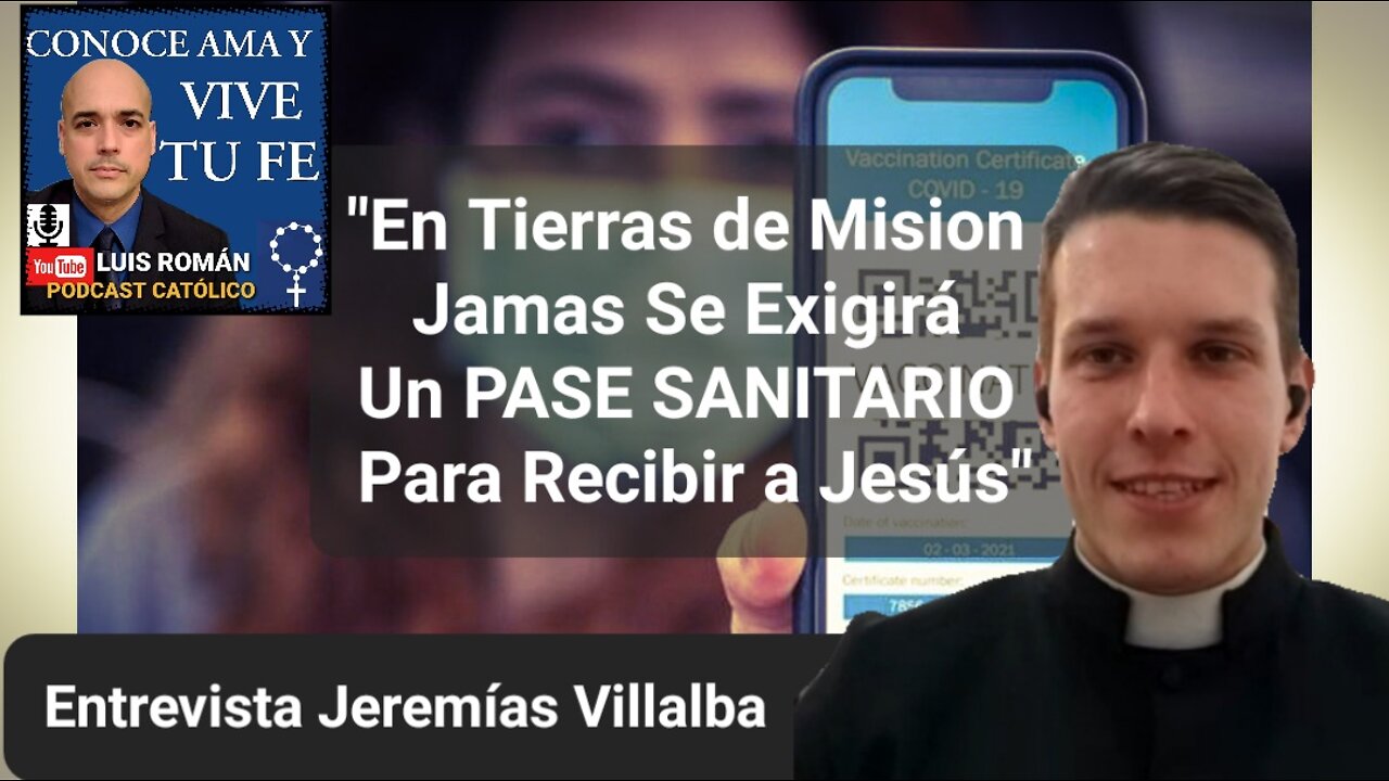 ‼️🚫 NO PASE SANITARIO Para Recibir a Jesús ‼️ Impactante testimonio Jeremías Villalba y Luis Roman